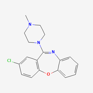 Structura chimică 2D a Loxapinum