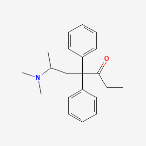 Structura chimică 2D a Methadonum