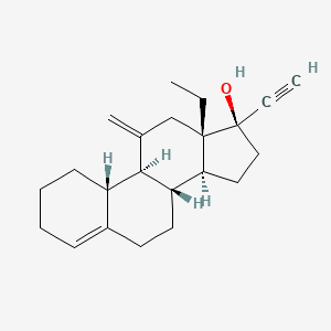Structura chimică 2D a Combinatii (desogestrelum+etinilestradiolum)