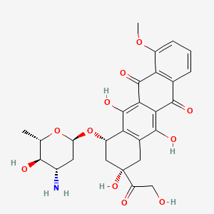 Structura chimică 2D a Epirubicinum