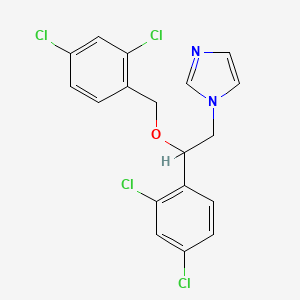 Structura chimică 2D a Miconazole