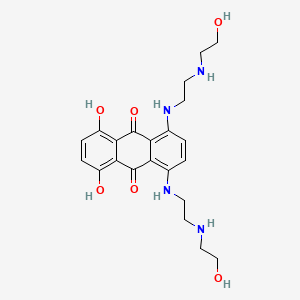 Structura chimică 2D a Mitoxantronum