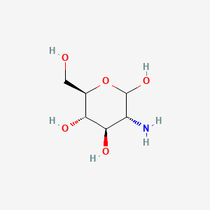 Structura chimică 2D a Glucosaminum