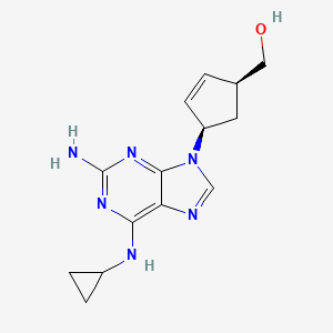 Structura chimică 2D a Abacavirum+lamivudinum