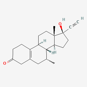 Structura chimică 2D a Tibolone