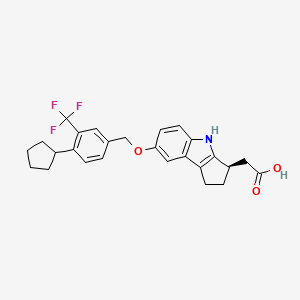 Structura chimică 2D a Etrasimodum