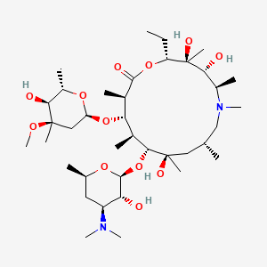 Structura chimică 2D a Azithromycinum