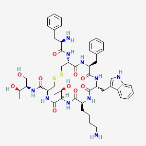 Structura chimică 2D a Octreotide