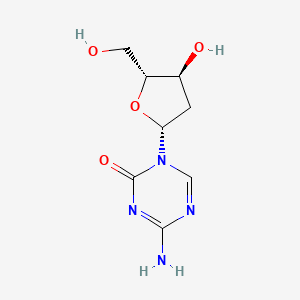 Structura chimică 2D a Decitabinum