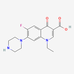 Structura chimică 2D a Norfloxacinum