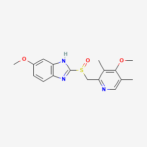 Structura chimică 2D a Omeprazolum