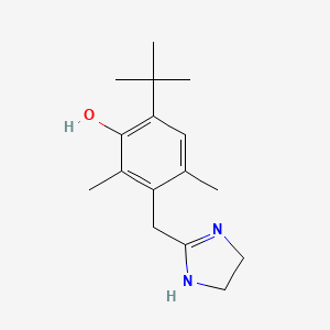 Structura chimică 2D a Oxymetazolinum