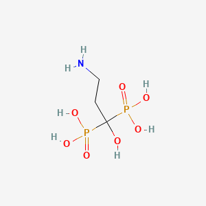Structura chimică 2D a Acidum Pamidronicum