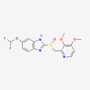 Structura chimică 2D a Pantoprazolum
