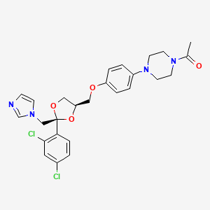 Structura chimică 2D a Ketoconazole
