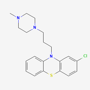 Structura chimică 2D a Prochlorperazinum