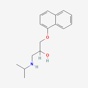 Structura chimică 2D a Propranolol