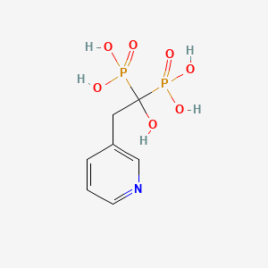 Structura chimică 2D a Acidum Risedronicum