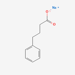 Structura chimică 2D a Natrii Phenylbutyrate