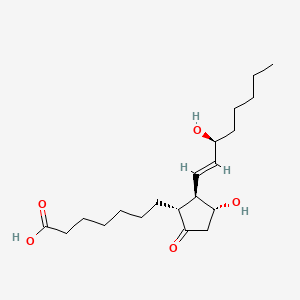 Structura chimică 2D a Alprostadil