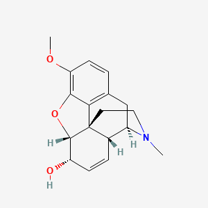 Structura chimică 2D a Codeinum