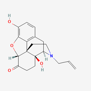 Structura chimică 2D a Naloxonum