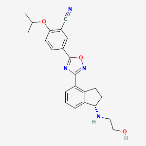 Structura chimică 2D a Ozanimodum