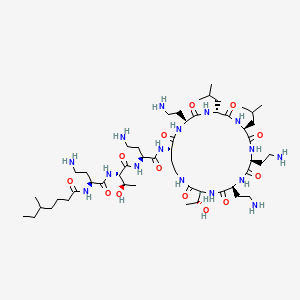 Structura chimică 2D a Colistinum