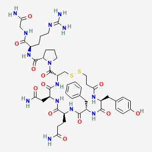 Structura chimică 2D a Desmopressin
