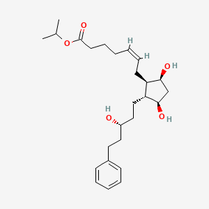 Structura chimică 2D a Latanoprostum