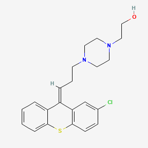 Structura chimică 2D a Zuclopenthixolum