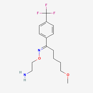 Structura chimică 2D a Fluvoxaminum