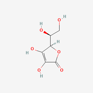 Structura chimică 2D a Acidum Ascorbicum