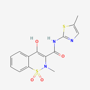 Structura chimică 2D a Meloxicamum