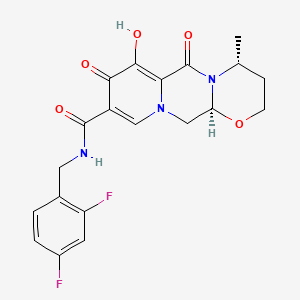 Structura chimică 2D a Combinatii (dolutegravirum+rilpivirinum)