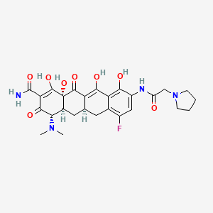 Structura chimică 2D a Eravacycline