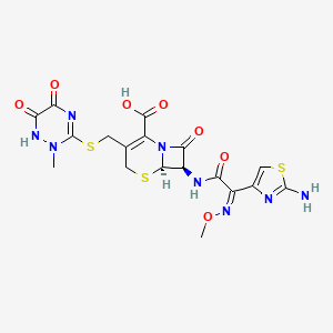 Structura chimică 2D a Ceftriaxonum