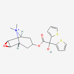Structura chimică 2D a Tiotropium