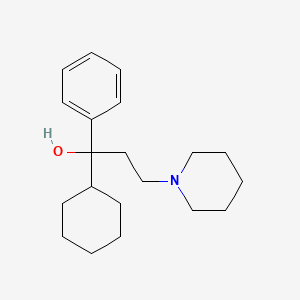 Structura chimică 2D a Trihexyphenidylum