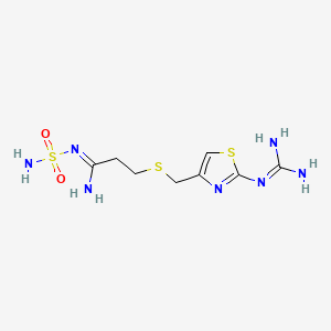 Structura chimică 2D a Famotidine