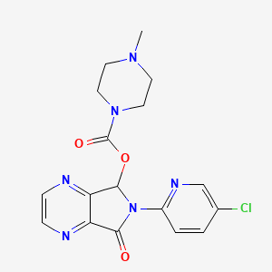 Structura chimică 2D a Zopiclonum
