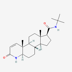 Structura chimică 2D a Finasteride