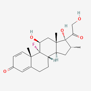 Structura chimică 2D a Dexamethasone