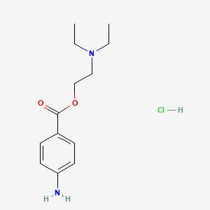 Structura chimică 2D a Procaini Hydrochloridum