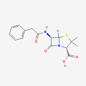 Structura chimică 2D a Benzylpenicillin