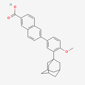 Structura chimică 2D a Combinatii (adapalenum+benzoylis Peroxidum)