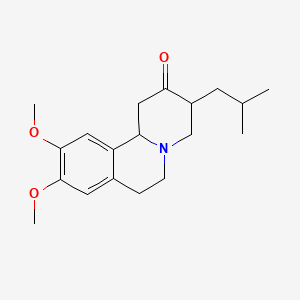 Structura chimică 2D a Tetrabenazinum