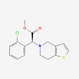 Structura chimică 2D a Clopidogrel