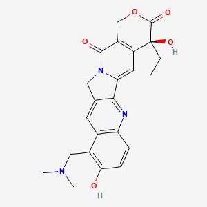 Structura chimică 2D a Topotecanum
