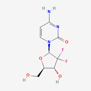 Structura chimică 2D a Gemcitabinum